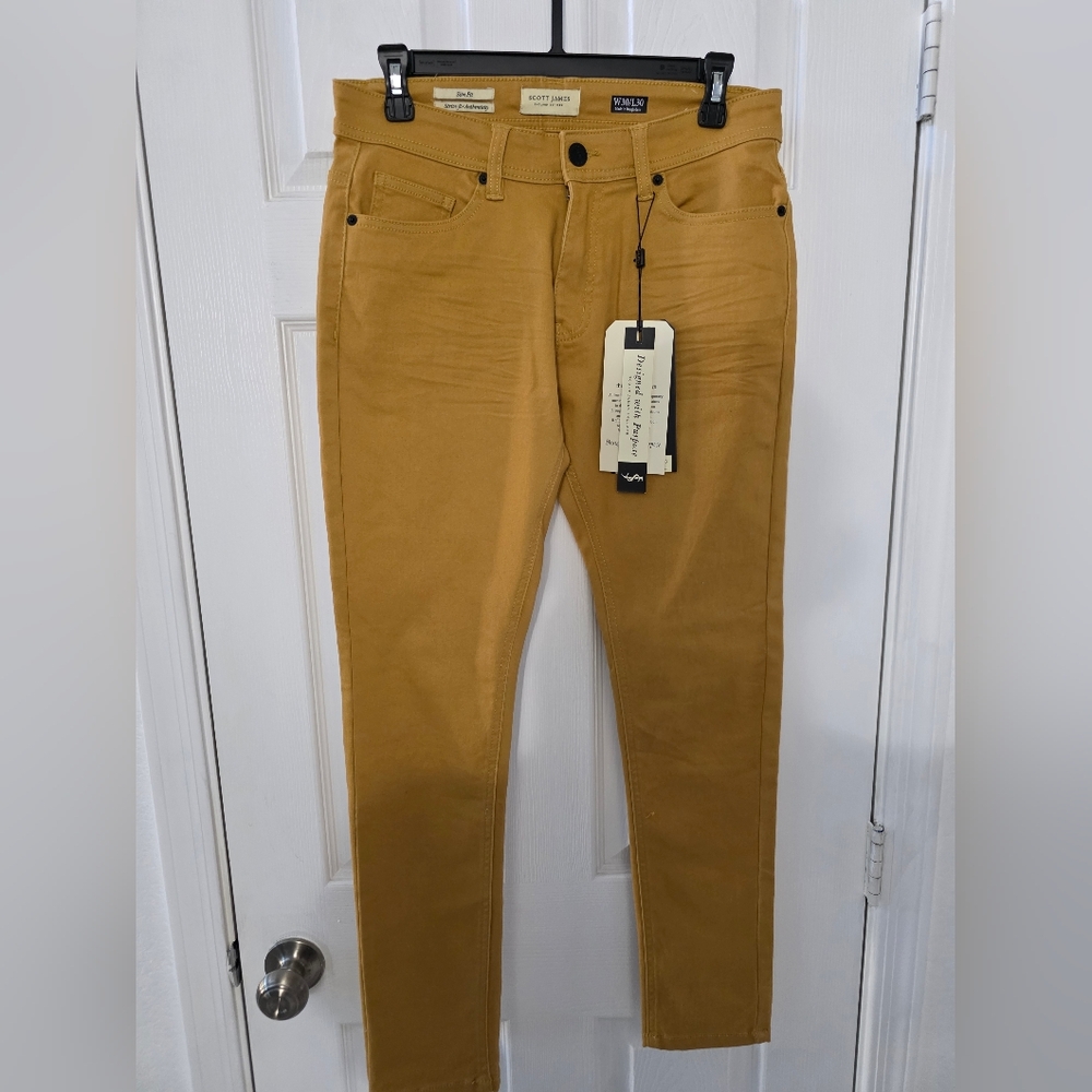 Men's Scott James Mustard Jeans
